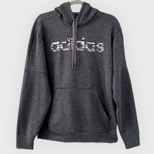 Adidas | Hooded Sweatshirt | Men’s Medium | Adidas Logo | Gray | $22